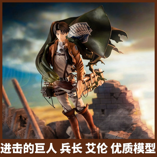 Attack on Titan Garage Kit Cloak Soldier Longlewell Allen Model Doll Birthday Gift Boxed Statue Ornaments